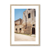 Sandstone Building - Corsica Collection Framed & Mounted Print