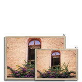 Window and Bougainvillea  Framed Print