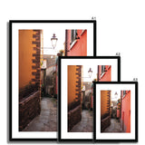 Walkway of Colour Framed & Mounted Print