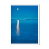 Moonrise Over Sea Framed Print