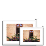 Window and Bougainvillea  Framed & Mounted Print