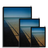 Jetty Shadow - Sorrento Beach Collection Framed Print