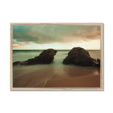 Moody Sea in Colour Framed Print