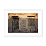 Window, Door and Shadow Framed & Mounted Print