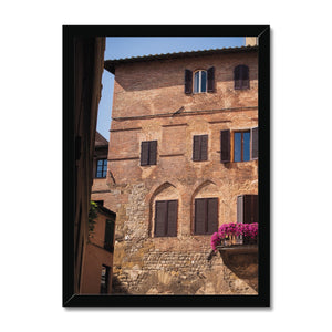 Cute Corner - Tuscany Collection Framed Print