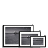 Jetty in Black and White - Sorrento Beach Collection  Framed & Mounted Print