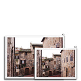 San Gimignano Buildings - Tuscany Collection Framed Print