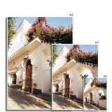 Main Street Bougainvillea - Capri Collection Fine Art Print