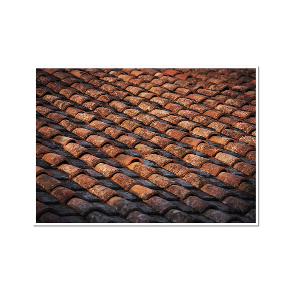 Terracotta Roof Detail - Tuscany Collection  Fine Art Print