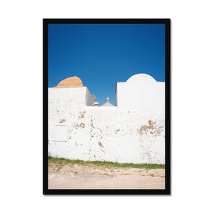 Peeling Paint - Corsica Collection Framed Print