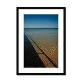 Jetty Shadow - Sorrento Beach Collection Framed & Mounted Print