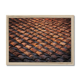 Terracotta Roof Detail - Tuscany Collection  Framed Print