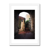 Archway in San Gimignano - Tuscany Collection  Framed & Mounted Print