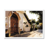 Anacapri Main Street - Capri Collection Framed Print