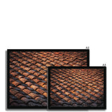 Terracotta Roof Detail - Tuscany Collection  Framed Print