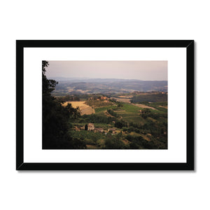 Tuscan Countryside - Tuscany Collection Framed & Mounted Print