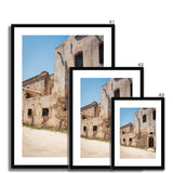 Sandstone Building - Corsica Collection Framed & Mounted Print