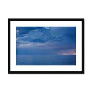 Stormy Juan Les Pins Framed & Mounted Print