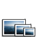 Deep Blue Sea Framed & Mounted Print - Arte Della Fotografia