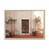 Mediterranean Textures Framed Print