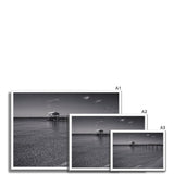 Jetty in Black and White - Sorrento Beach Collection  Framed Print