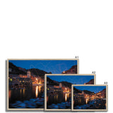 Vernazza Fairy Lights - Cinque Terre Collection Framed Print