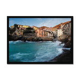 Whispy Tellaro Framed Print