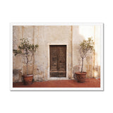 Mediterranean Textures Framed Print