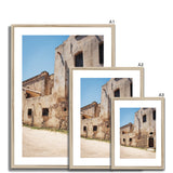 Sandstone Building - Corsica Collection Framed & Mounted Print