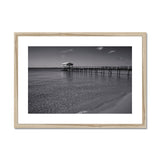 Jetty in Black and White - Sorrento Beach Collection  Framed & Mounted Print