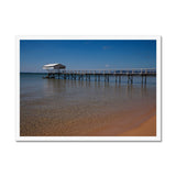 Jetty Boathouse - Sorrento Beach Collection  Framed Print