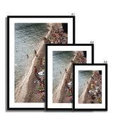 Bathers in the Late Afternoon Sun - Cinque Terre Collection Framed & Mounted Print