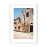 Sandstone Building - Corsica Collection Framed & Mounted Print