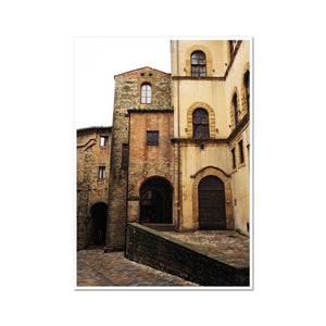 A Quiet Corner in Volterra Fine Art Print