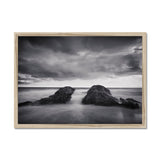 Moody Sea Framed Print