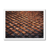 Terracotta Roof Detail - Tuscany Collection  Framed Print