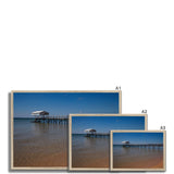 Jetty Boathouse - Sorrento Beach Collection  Framed Print